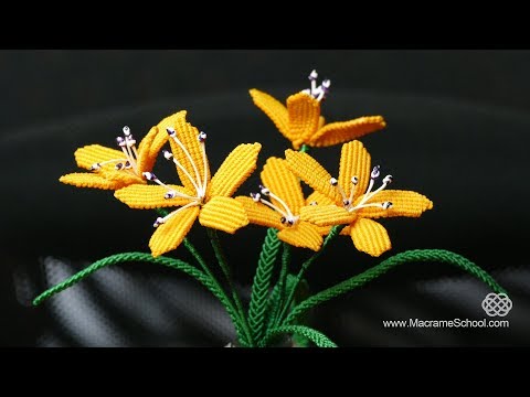 DIY Macrame Star Ornament Tutorial Handmade Christmas Tree Decoration