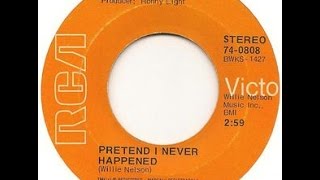 Pretend I Never Happened by Waylon Jennings from his Lonesome On&#39;ry and Mean album.