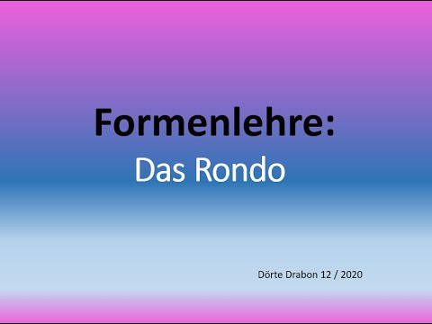Erklärvideo für den Musikunterricht: Das Rondo
