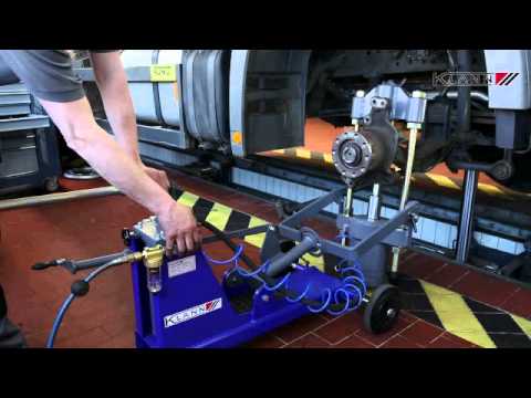 Prensa móvil para bulones de vehículo pesado (camiones, autobuses...) KL-1000-20