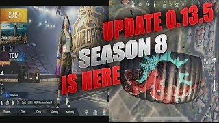 Update 0.13.5 & Season 8 Royale Pass All Rewards Gameplay Pubg Mobile