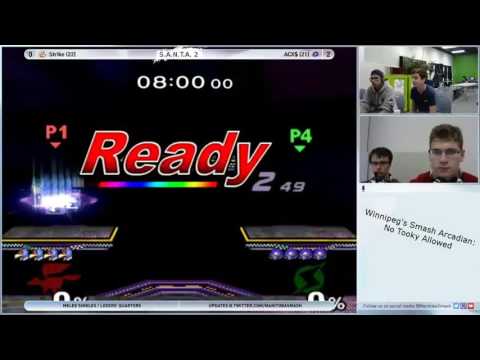 S.A.N.T.A. 2 ACX$ (Samus) vs. Strike (Fox, Falco) - Melee Singles Losers' Quarters
