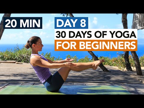 20 Min Morning Yoga Routine (Day 8) 30 Days of Yoga For Beginners thumbnail