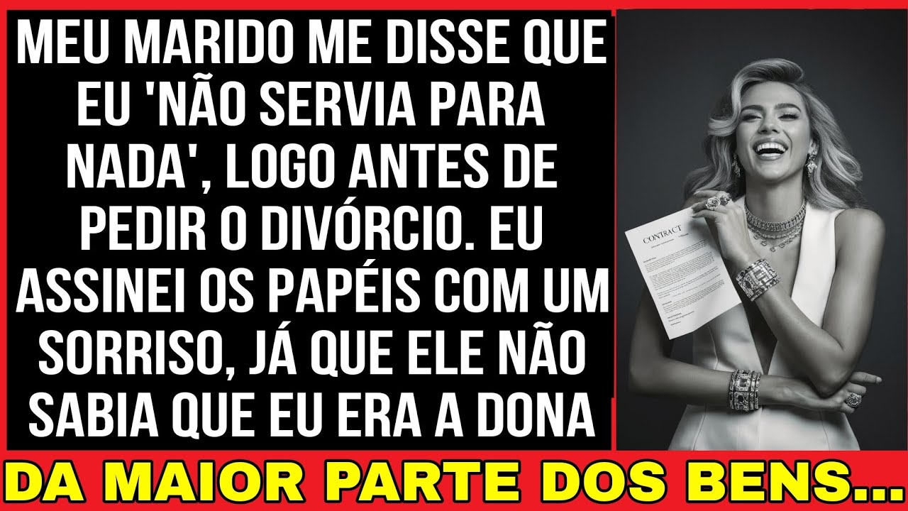 MEU MARIDO ME DISSE QUE EU 'NÃO SERVIA PARA NADA', LOGO ANTES DE PEDIR DIVÓRCIO...