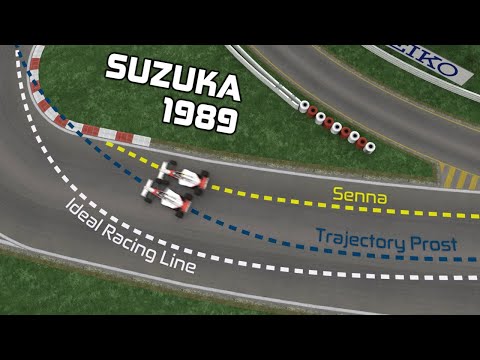 Senna vs Prost 3D Reconstruction - F1 Japan 1989