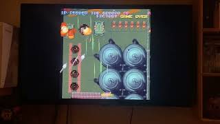 Sega Saturn battle garegga gameplay. #polymega #retrogaming  #segasaturn