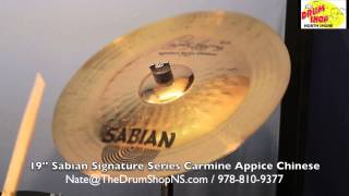 Video thumbnail for Sabian Signature Series Carmine Appice Chinese 19'' - The Drum Shop North Shore by Nate Morrison Drums