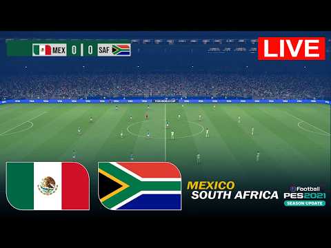 MEXICO vs SOUTH AFRICA - FIFA World Cup 2026 group stage | Match Today | Simulation PES