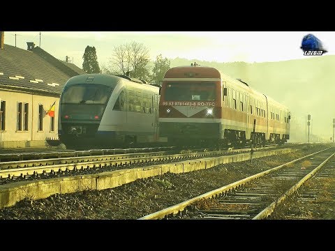 Trenuri de Calatori/Passenger Trains in Defileul Crisului Repede Canyon - 09 December 2018