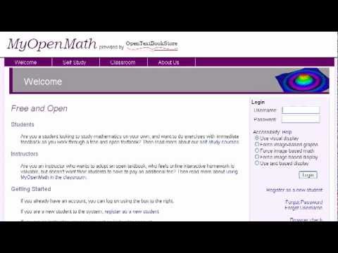 Myopenmath Overview