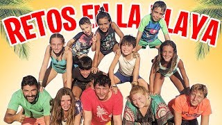 12 HORAS en LA PLAYA con AMIGOS haciendo RETOS