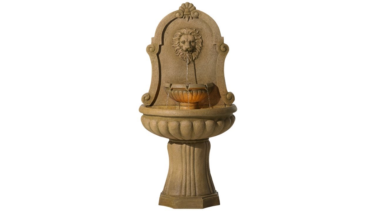 Video 1 Savanna Lion Floor Fountain