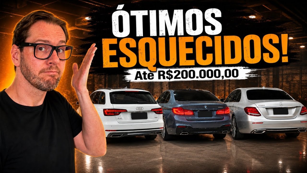ACORDE ENQUANTO DÁ TEMPO: CARROS ÓTIMOS, BARATOS E ESQUECIDOS!🔥