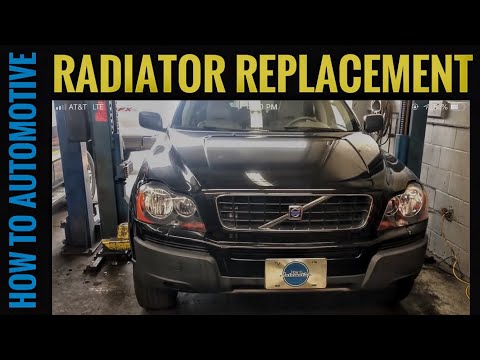Replacing The Radiator On A 2002-2014 Volvo XC90 With 2.5l Turbo Engine