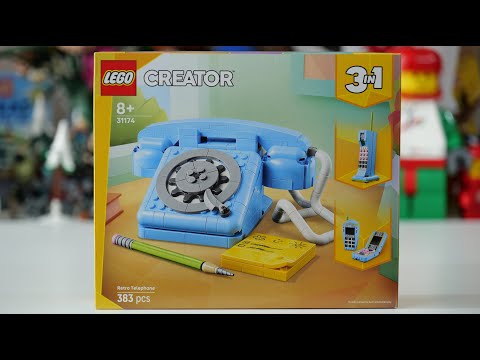 LEGO Creator 31174 Retro Telephone Speed Build