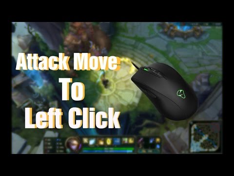 How to bind Attack Move to Left Click| League of legends