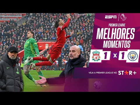 Gols e lances de Liverpool x Manchester City