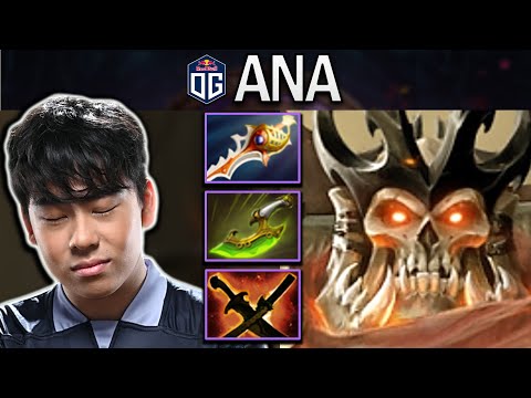 OG.ANA SMURF WRAITH KING WITH DIVINE-SWIFT BLINK - DOTA 2 7.29 GAMEPLAY