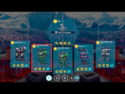 War Robots: That's why Seraph must be nerfed | the Whole Game with 1 Seraph | WR Gameplay