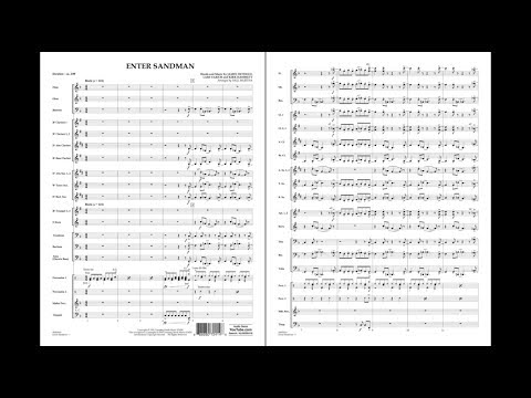 Enter Sandman arranged by Paul Murtha