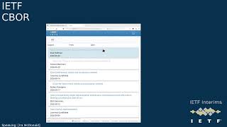 IETF interim: CBOR Working Group 2026-09-30 14:00