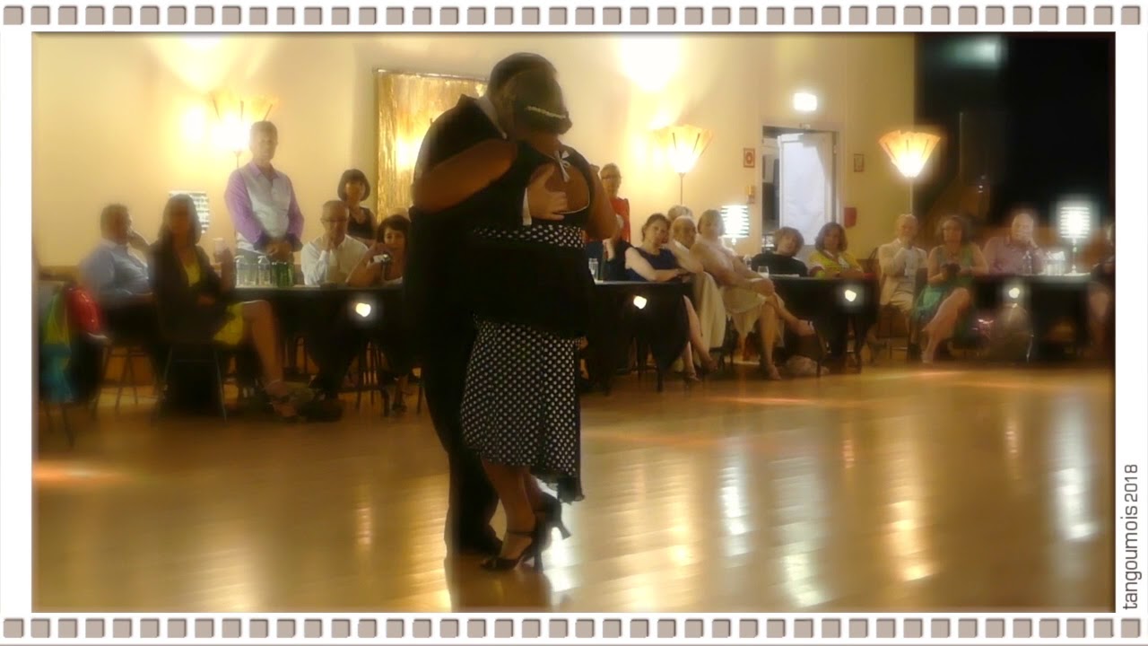 Tangoumois 2018 • Maria Del Carmen & Jorge Dispari • Si tú quisieras   Roulotte Tango   Aureliano M