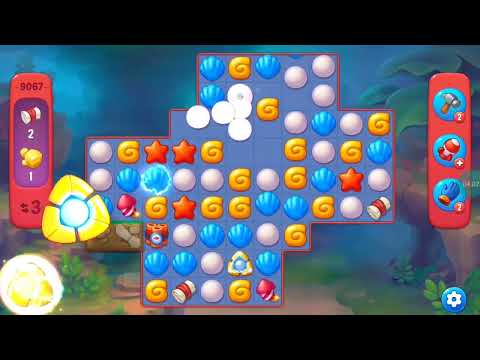 Fishdom Hard Level 9067 (with Double Lightning Booster) @choraelmin