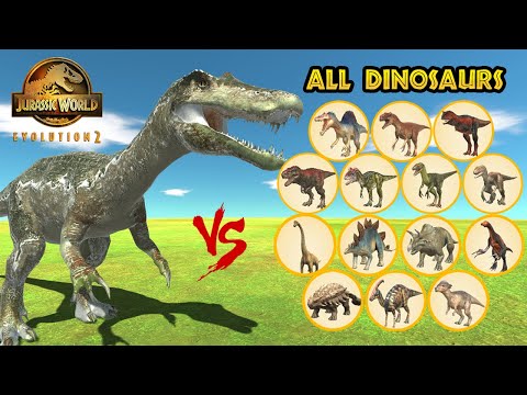 Baryonyx Gen 2 vs All Units Dinosaurs - Animal Revolt Battle Simulator