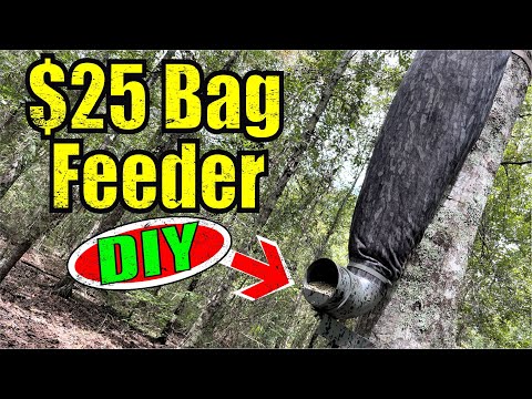 Moultrie Bag Feeder With DIY Spout!