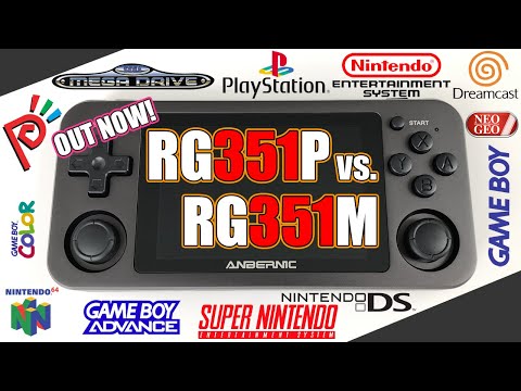 Anbernic RG351P vs RG351M Review - Der Vergleich Comparison der GIGANTEN !