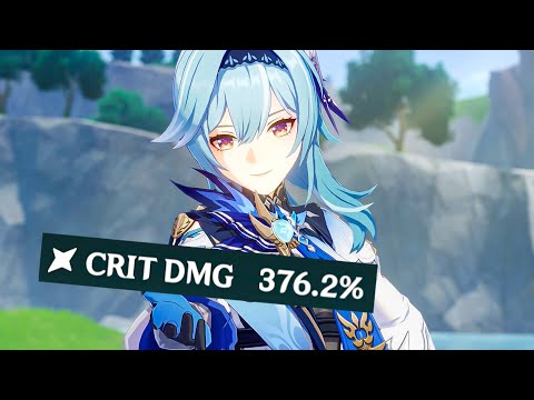 300% CRIT DAMAGE C0 EULA Showcase | Genshin Impact