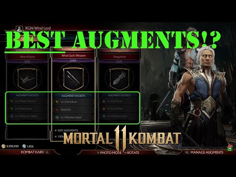 Mortal Kombat 11 BEST Fujin Augments build!? Magic damage gameplay