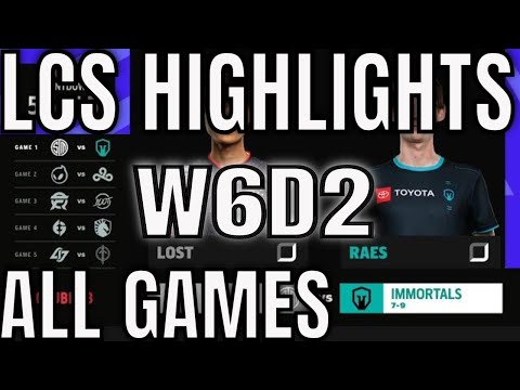 LCS Highlights ALL GAMES W6D2 Spring 2021