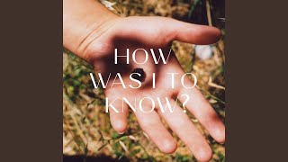 Calicos - How Was I To Know video