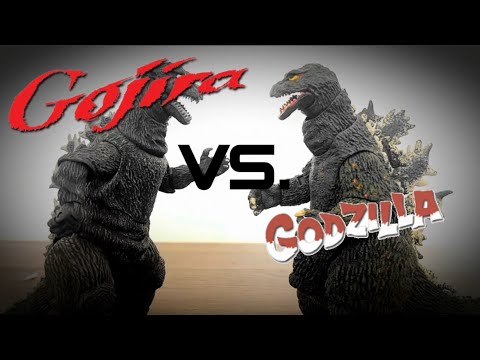 Gojira 1954 vs Godzilla 1962 ゴジラ vs 怪獣 EPIC STOP MOTION BATTLE