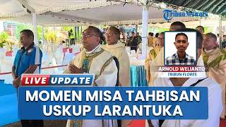 Momen Hangat di Larantuka NTT, Toleransi Warnai Penyambutan Uskup Baru Mgr Yohanes Hans Monteiro