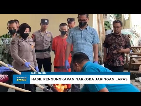 POLDA DIY MUSNAHKAN BARANG BUKTI NARKOBA