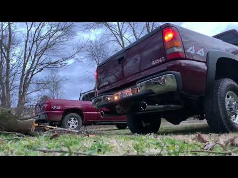 GMC Sierra Black Widow Exhaust