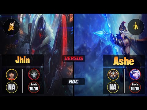 Cody Sun JHIN (ADC) [Fleet Footwork] VS ASHE - Challenger NA Patch 10.19