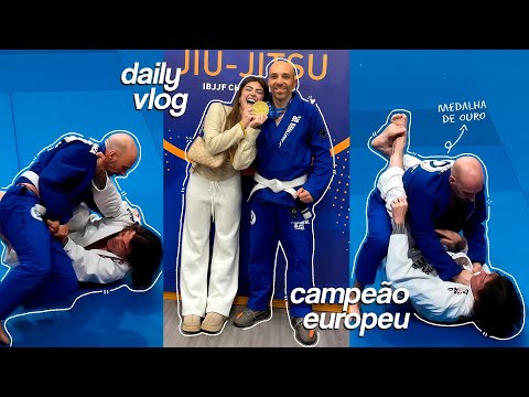 VLOG | MEU PAI FOI CAMPEÃO EUROPEU 🩵🥺✨