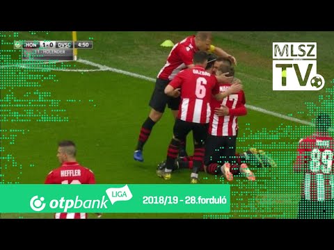 Holender Filip gólja a Budapest Honvéd – DVSC mérkőzésen