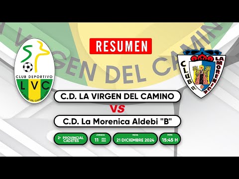 Resumen C.D. La Virgen del Camino - C.D. La Morenica Aldebi "B"