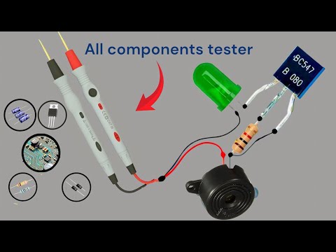 All components tester || Led, transistor, mosfet, IGBT, diode and capicter || Coutinuity Tester 