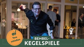 Homburger Hof Kegelspiel Tore schießen