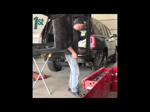 Yukon Denali rear bumper replacement time lapse