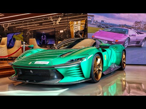 SUPERCARS IN ACTION at F1RST MOTORS DUBAI - Bugatti Chiron SS 300+, Ferrari F50 & Daytona SP3
