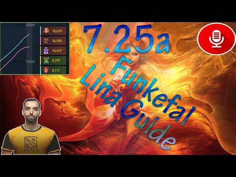 Funkefal Midlane Updated Lina Gameplay Guide. Take Advantage Of Changed Picking Phase System!!