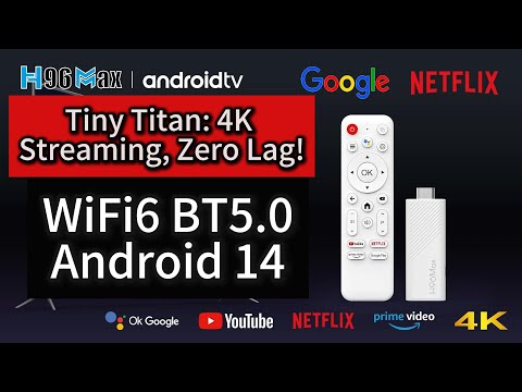 Transform ANY TV into a 4K Powerhouse! 🔥 H96 Max H313 Android 14 TV Stick Unboxed!#tvbox #android14