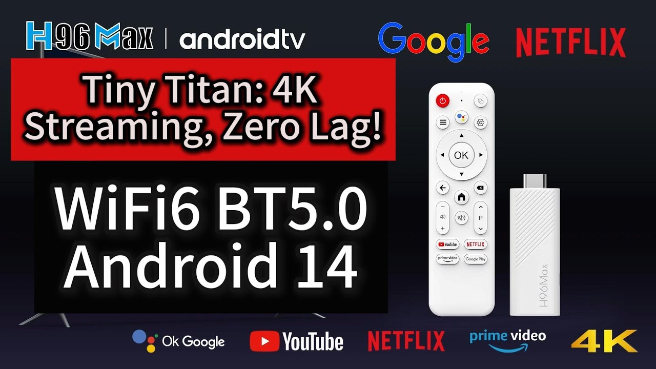 Transform ANY TV into a 4K Powerhouse! 🔥 H96 Max H313 Android 14 TV Stick Unboxed!#tvbox #android14