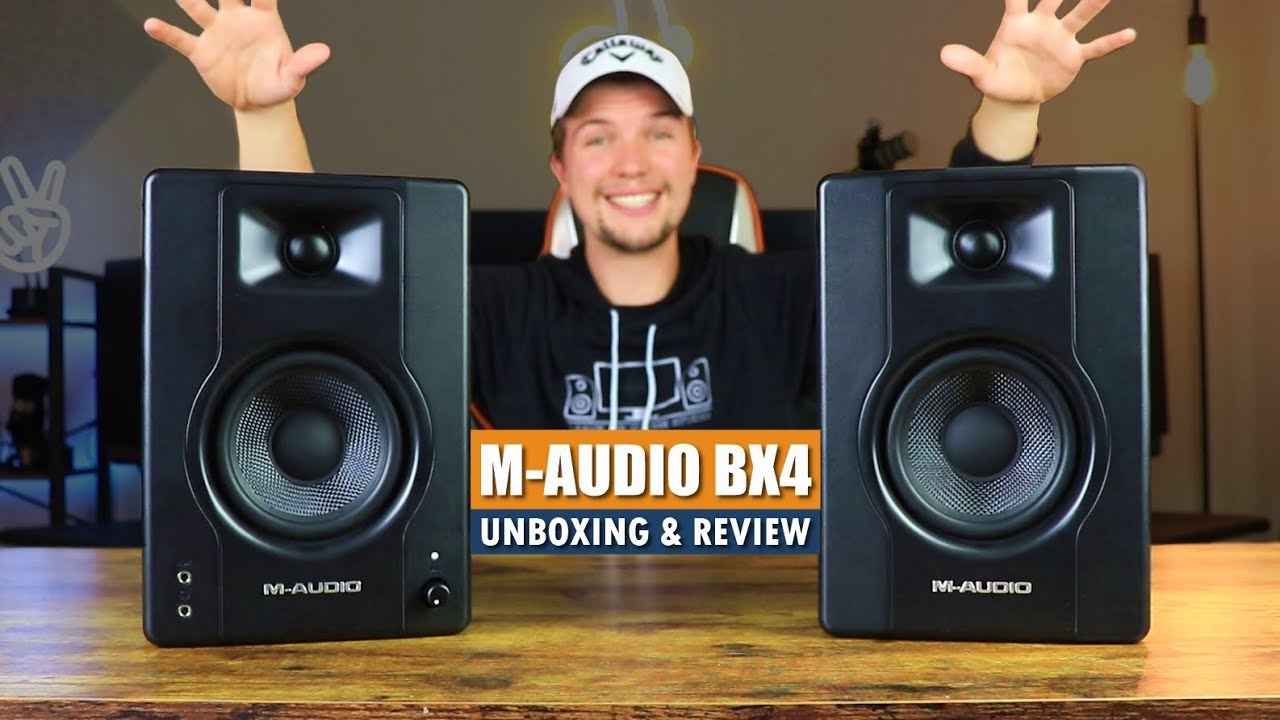 video Loa kiểm âm M-Audio BX4 chính hãng 0